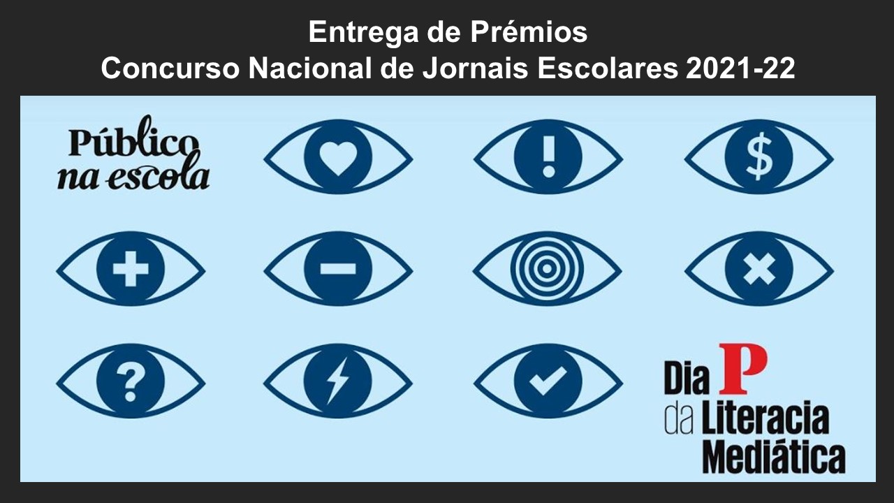 Entrega de prémios do Concurso Nacional de Jornais Escolares 2021-22