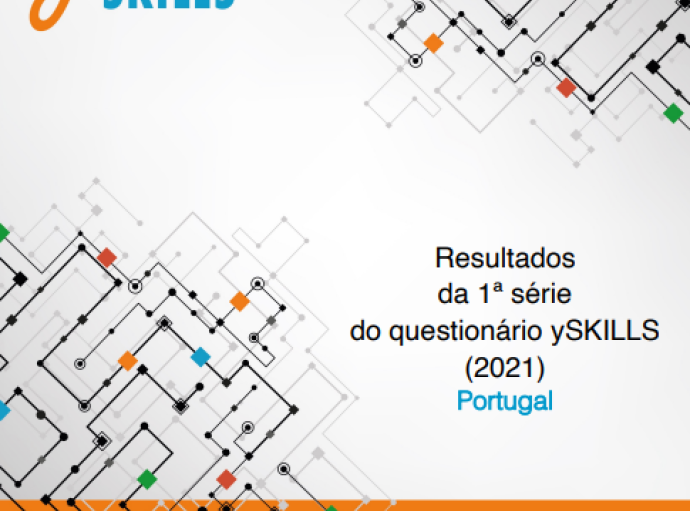 Capa com identificação do nome do relatório Youth SKILLS